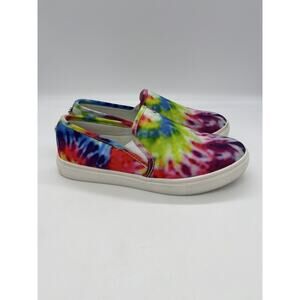 Steve Madden Powerful Girls Tye Dye Slip Ons Size 3